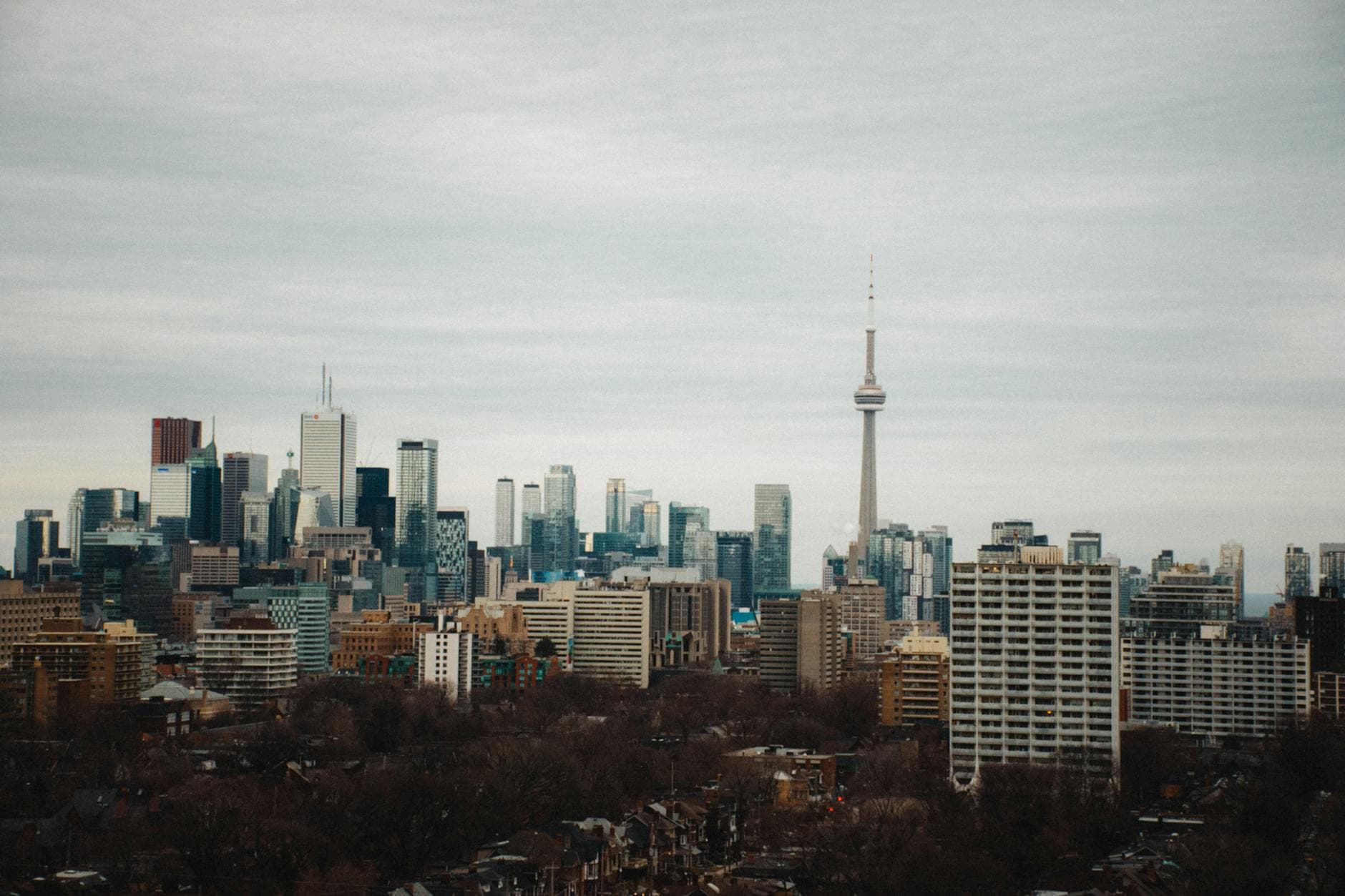 Toronto skyline with the CN Tower