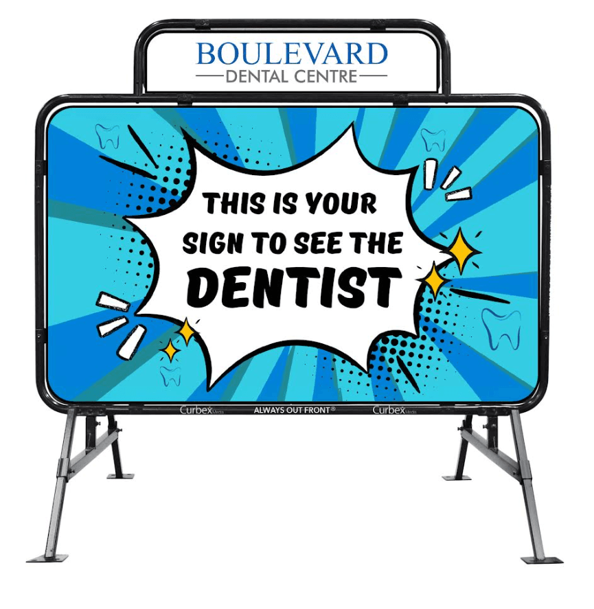 Boulevard Dental mini billboard