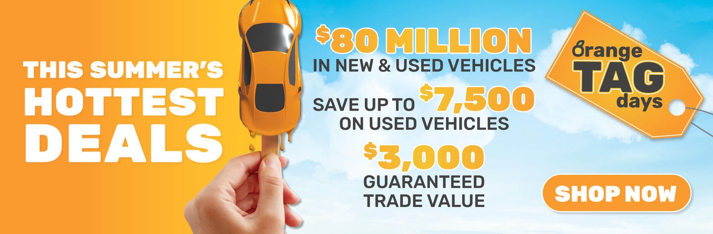 Orange Tag Days digital ad banners