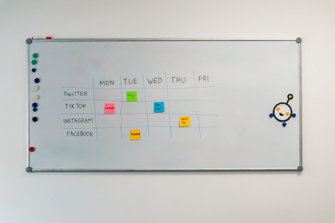 a white board with a bunch of stickers on it