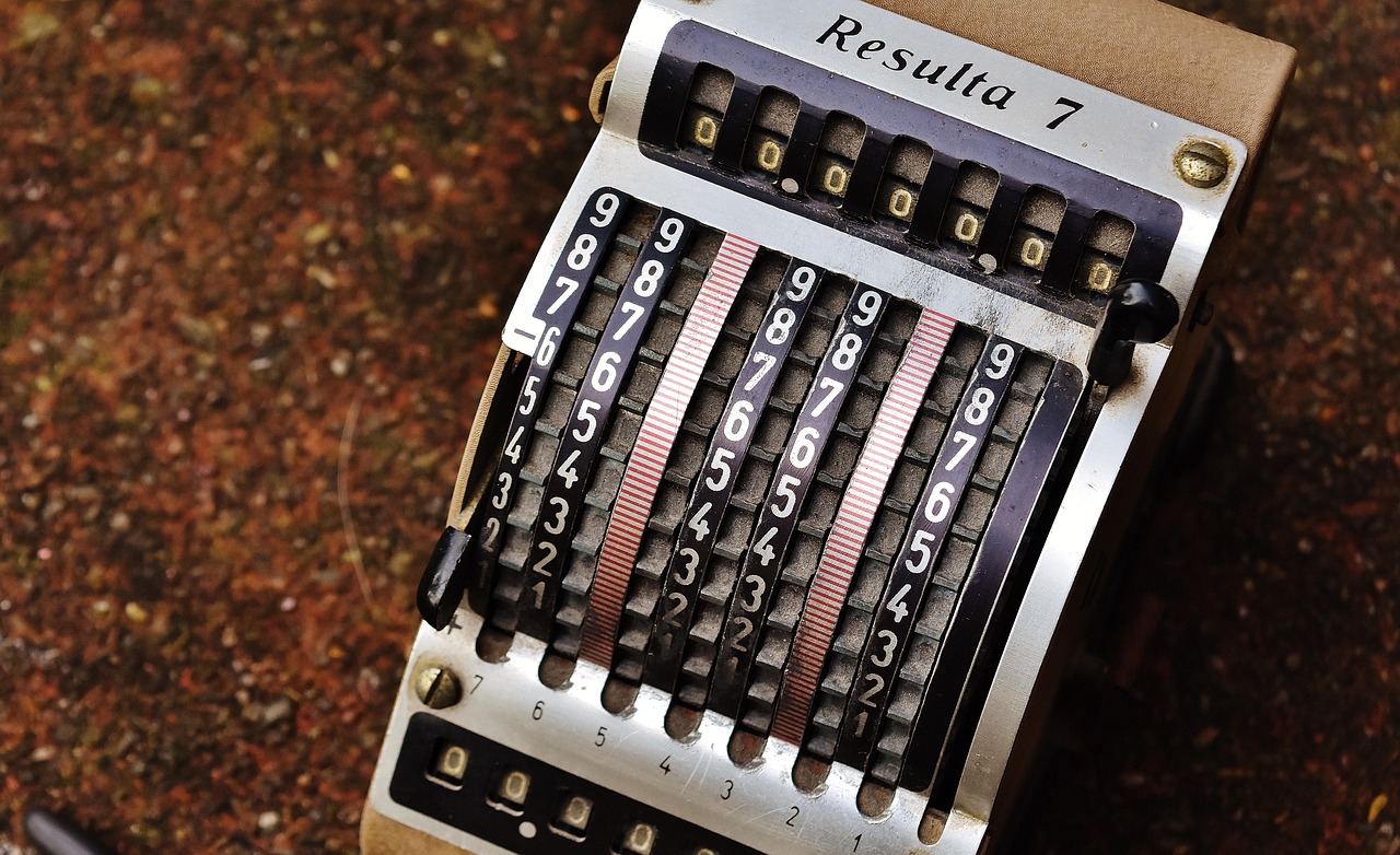 result 7 old calculating machine antique